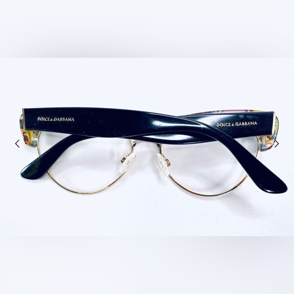 Dolce & Gabbana Black/Gold Cats Eye Glasses Italy DG3247 3033 53 16 140 - Picture 9 of 16